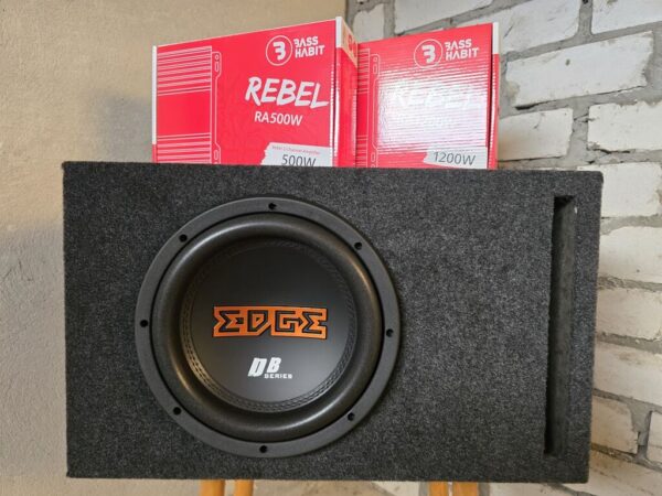 EDGE 10" 1000W ja võimendi, UUS