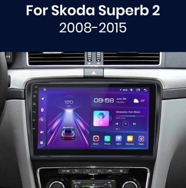 Skoda Superb Android 13, 2+32GB, BT, Wifi, Navi