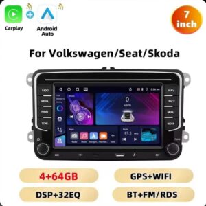 Android 15. 7" 4+64GB Carplay / Android Auto