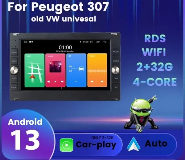 VW Passat B5/Skoda Superb/VW T5 Android 13, UUS