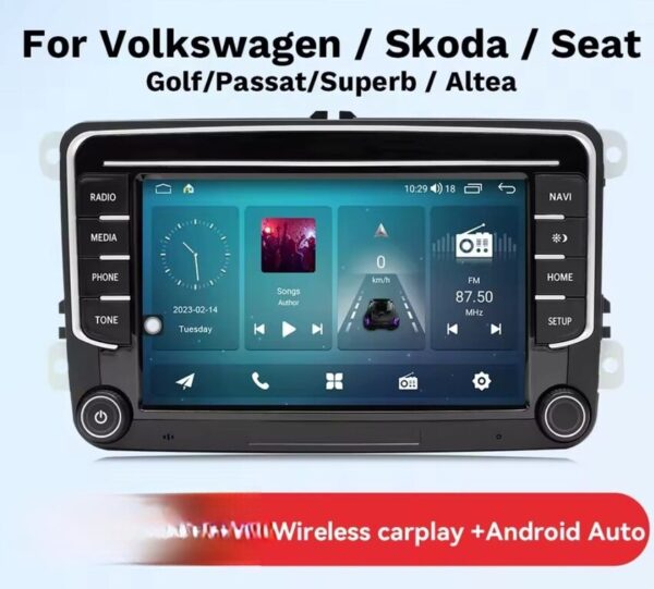 VW 7" Android 13, Navi, BT, USB, Wifi, FM